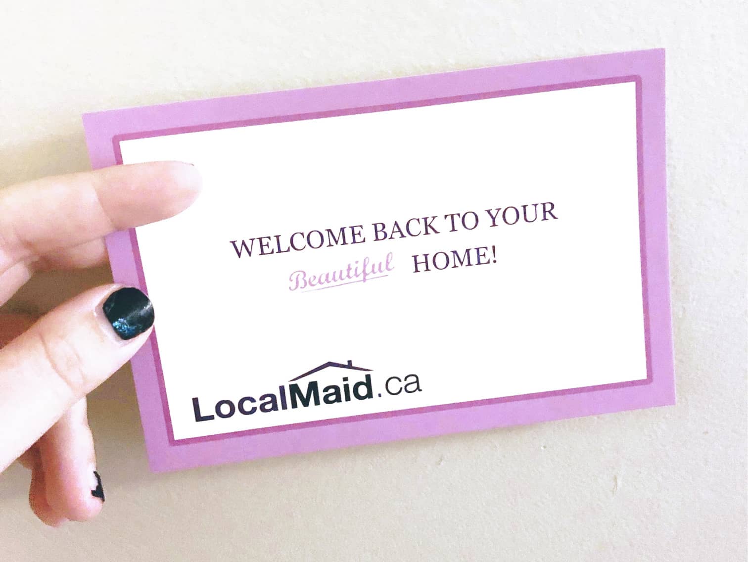 We take pride in cleaning your home.